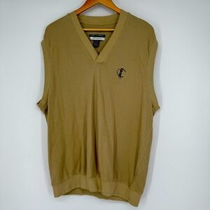 Vintage Golf Classics knit sweater vest